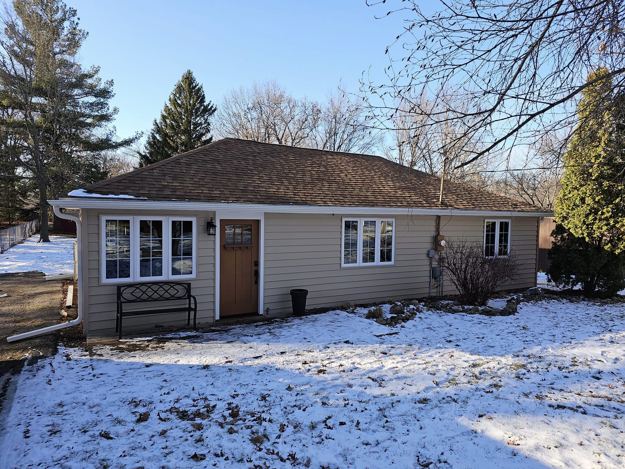 Burlington Wisconsin home after exterior refresh with new siding and windows